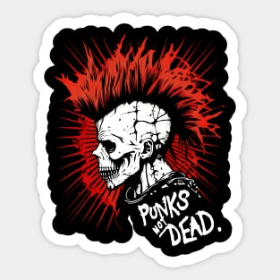 Punks Not Dead Sticker